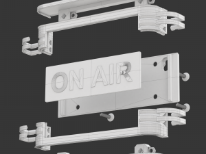 Printable Vintage On Air Sign 3D Baskı Modeli