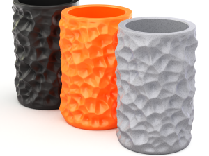 Printable Pencil Holder With Voronoi Bump Texture Modèles 3D en vedette