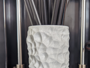 Printable Pencil Holder With Voronoi Bump Texture Modèles 3D en vedette