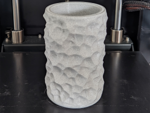 Printable Pencil Holder With Voronoi Bump Texture Modèles 3D en vedette