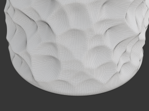 Printable Pencil Holder With Voronoi Bump Texture Modèles 3D en vedette