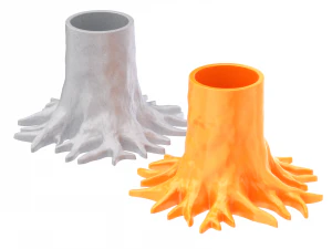 Stump Pencil Holder 3D Print Model