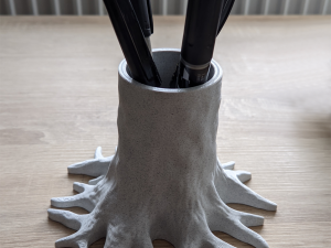 Stump Pencil Holder 3D Принт Модель