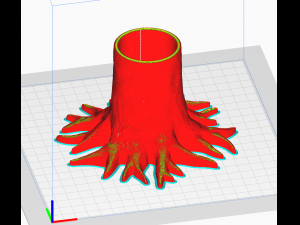 Stump Pencil Holder 3D Принт Модель