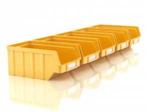 Plastic Parts Bin 3D Model