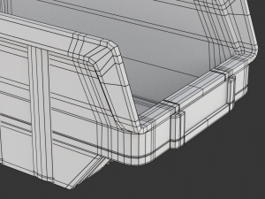 Plastic Parts Bin 3D Model