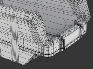 Plastic Parts Bin 3D Model