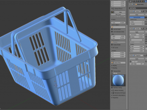 Shopping Basket 3D Model