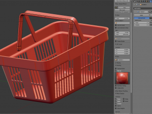 Shopping Basket 3D Model