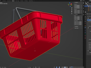Shopping Basket 3D Model