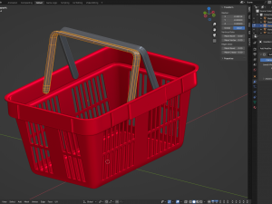 Shopping Basket 3D Model