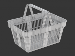 Shopping Basket 3D Model