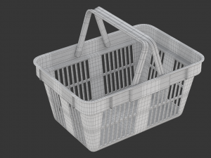 Shopping Basket 3D Model