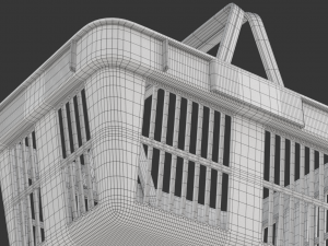 Shopping Basket 3D Model