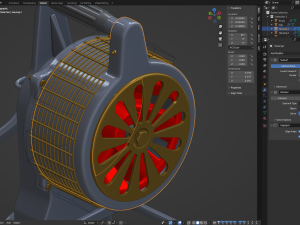 Hand Crank Fire Siren Modelo 3D