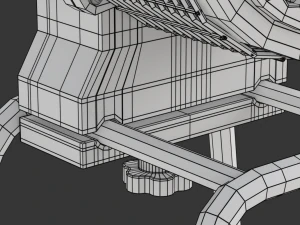 Sirene de inc&ecirc;ndio com manivela Modelo 3D