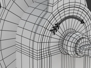 Sirene de inc&ecirc;ndio com manivela Modelo 3D