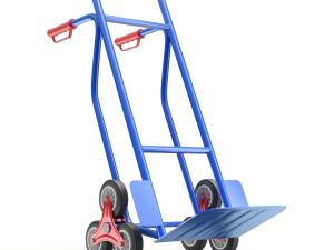 Stair Climbing Hand Truck with Six Wheels 3D 模型