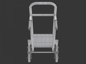 Stair Climbing Hand Truck with Six Wheels 3D Модель