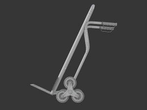 Stair Climbing Hand Truck with Six Wheels 3D Модель