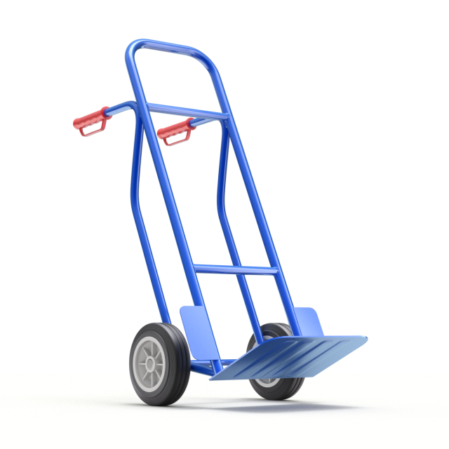 Hand Truck 3D Модель .c4d .max .obj .3ds .fbx .stl .blend 