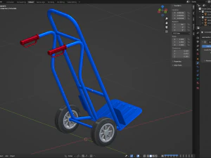Sackkarre 3D Modell