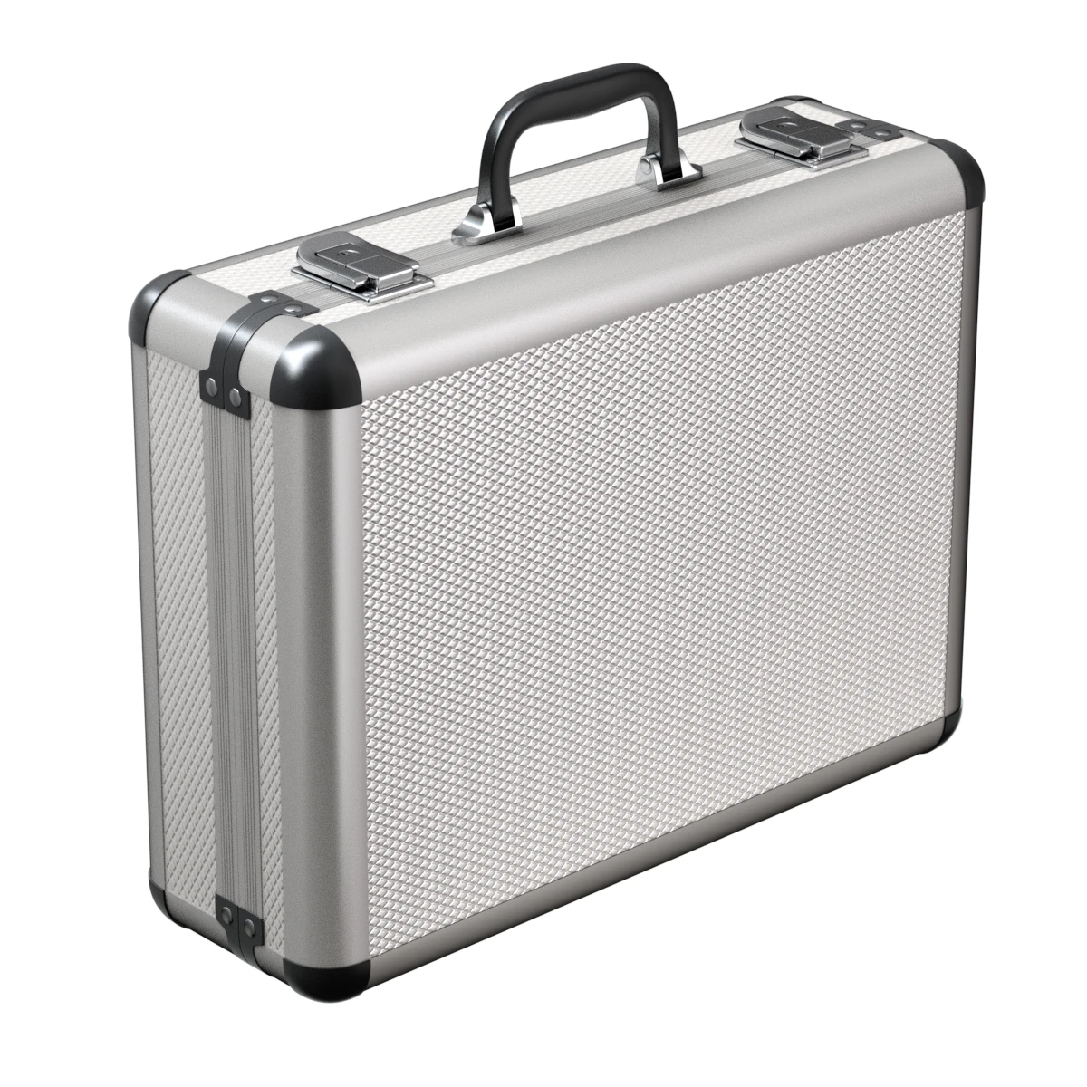 Metal Briefcase 3D Model .c4d .max .obj .3ds .fbx .stl .blend 