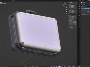 Metal Briefcase 3D Model