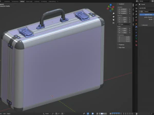 Metal Briefcase 3D Model