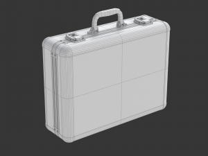 Metal Briefcase 3Dモデル