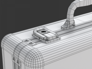 Metal Briefcase 3Dモデル