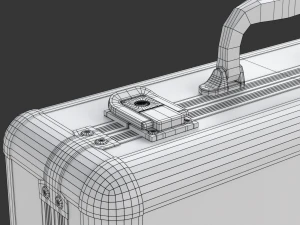 Metal Briefcase 3D Model