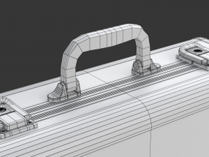 Metal Briefcase 3Dモデル