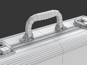 Metal Briefcase 3D Model