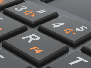 Mini Wireless Keyboard 3D Model
