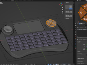 Mini Wireless Keyboard Modelo 3D