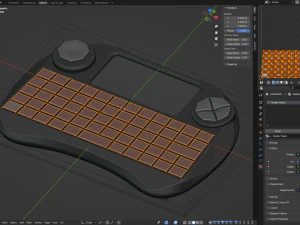 Mini Wireless Keyboard 3D Model