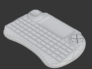 Mini Wireless Keyboard 3D Model