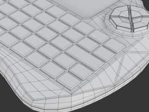 Mini Wireless Keyboard 3D Model