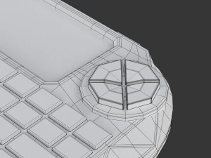 Mini Wireless Keyboard 3D Model