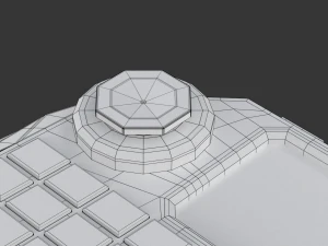 Mini Wireless Keyboard 3D Model