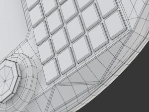 Mini Wireless Keyboard 3D Model