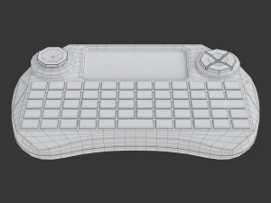 Mini Wireless Keyboard 3D Model