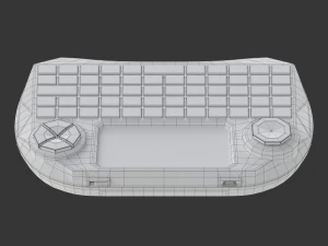 Mini Wireless Keyboard 3D Model