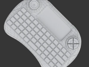 Mini Wireless Keyboard 3D Model