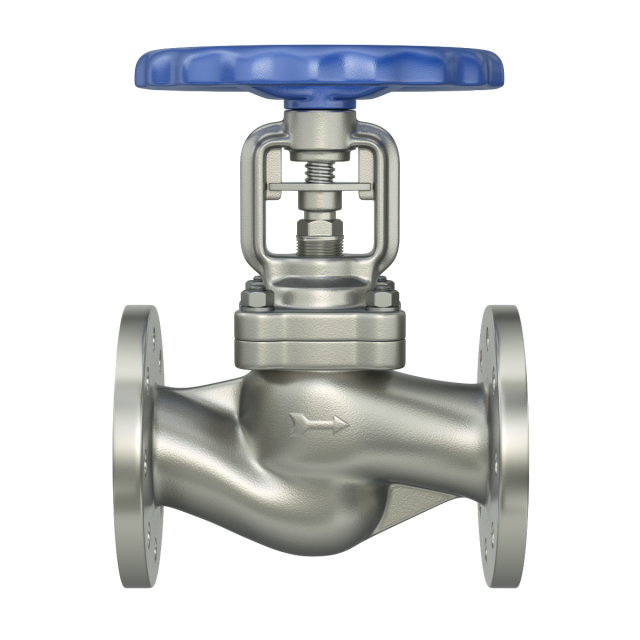 Industrial Valve 3D Model .c4d .max .obj .3ds .fbx .stl .blend 