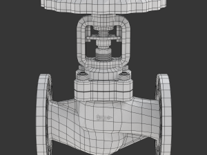Industrial Valve 3D Model