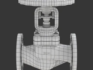 Industrial Valve 3D Model