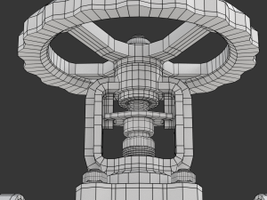 Industrial Valve 3D Model