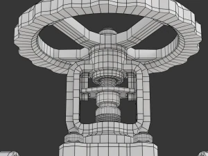 Industrial Valve 3D Model